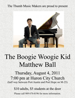 Boogie Woogie Concert Flyer PDF