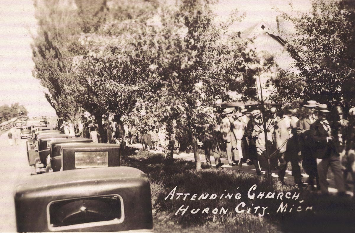 Attending Church in Huron City in the 1920s